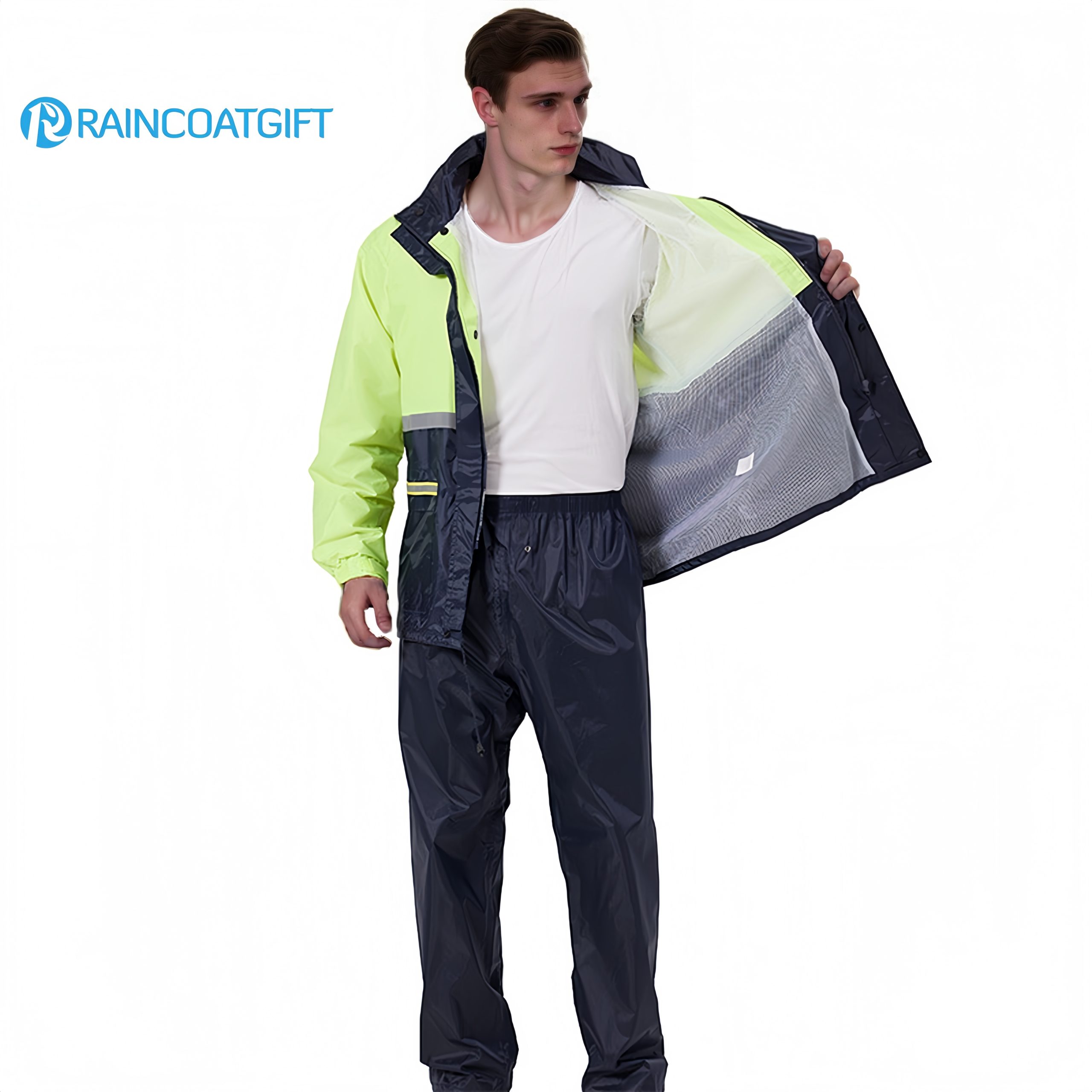 Customized Rain Workwear Available in Color-block Designs (2)