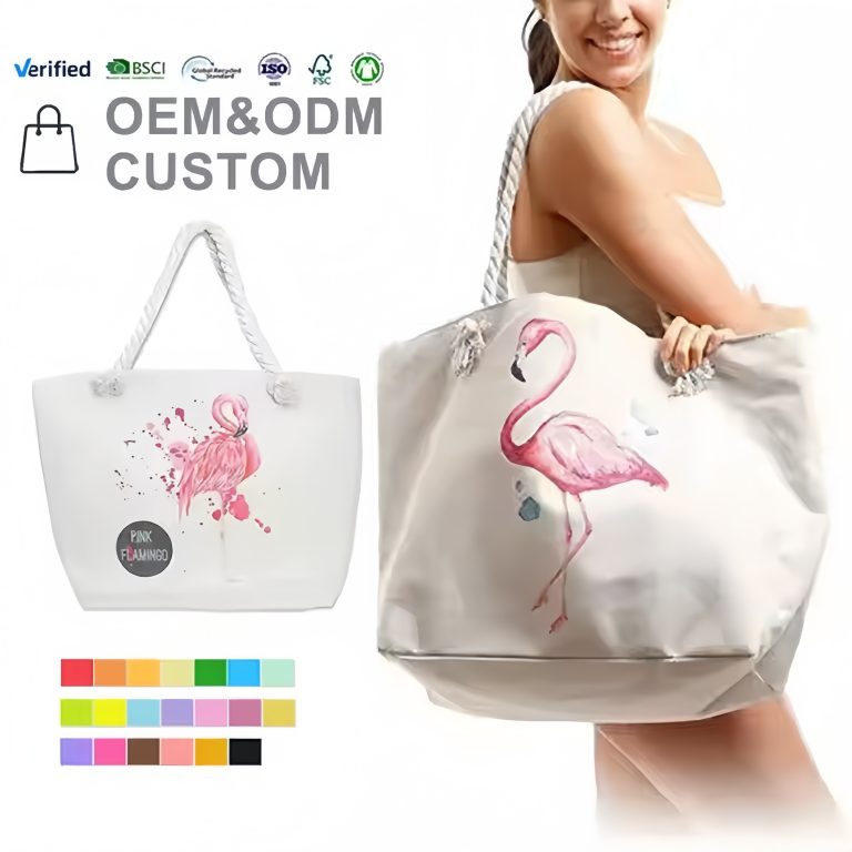 Promotional Custom Logo Printed Eco Recycled Canvas Fabric Bags Cotton Shopping Grocery Tote Bags