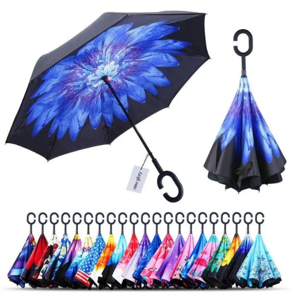 Smart Reverse Umbrella for Cars No More Wet Seats