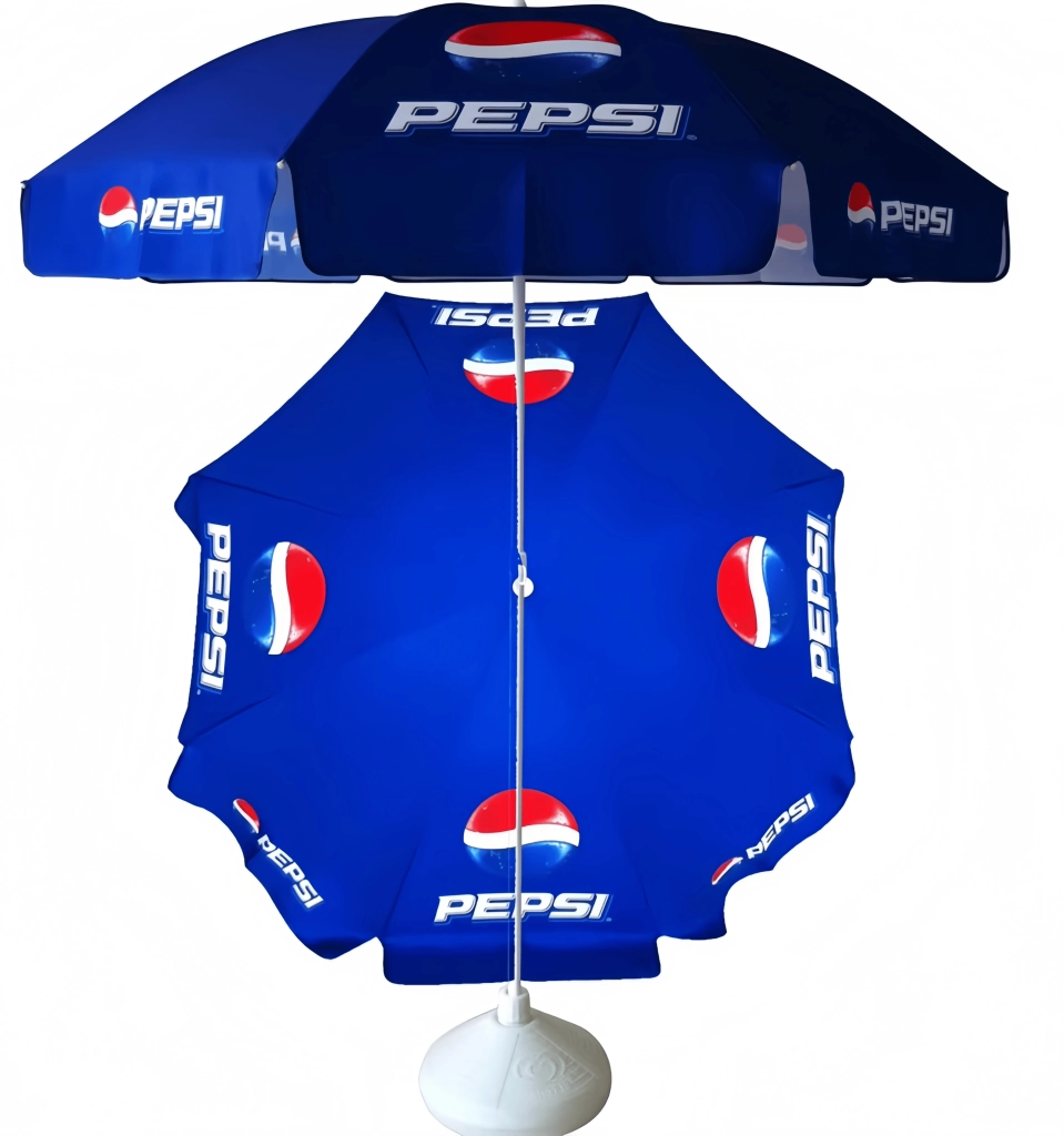 Customized Pepsi Promotional Beach Umbrella