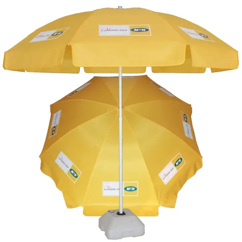 Customized MTN Promotional Beach Umbrella
