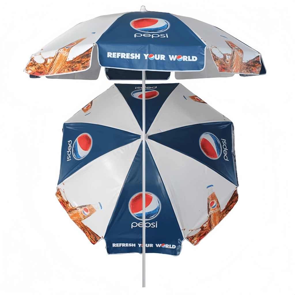 Customized Pepsi Promotional Beach Umbrella